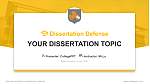 Raffles University Graduation Thesis Defense PPT Template