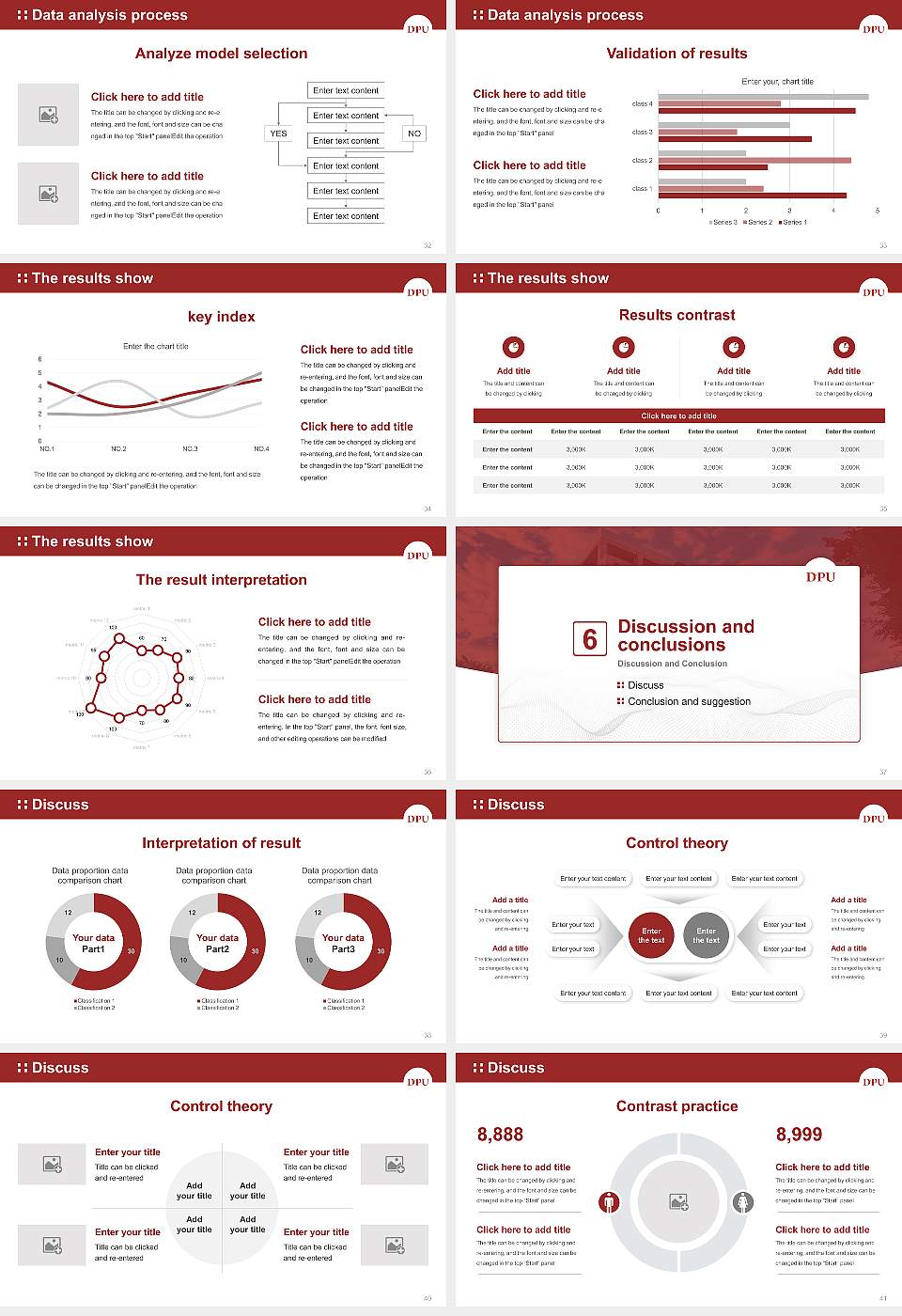 Padmashree Dr. D.Y. Patil Vidyapeeth Graduation Thesis Defense PPT Template16:9 ratio PPT effect preview image5
