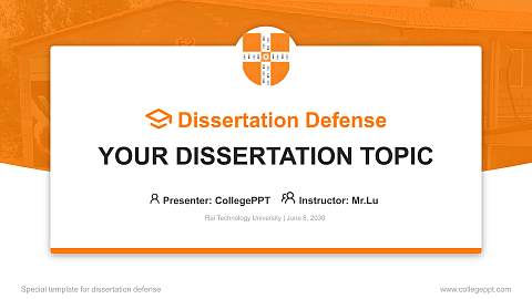 Rai Technology University Graduation Thesis Defense PPT Template