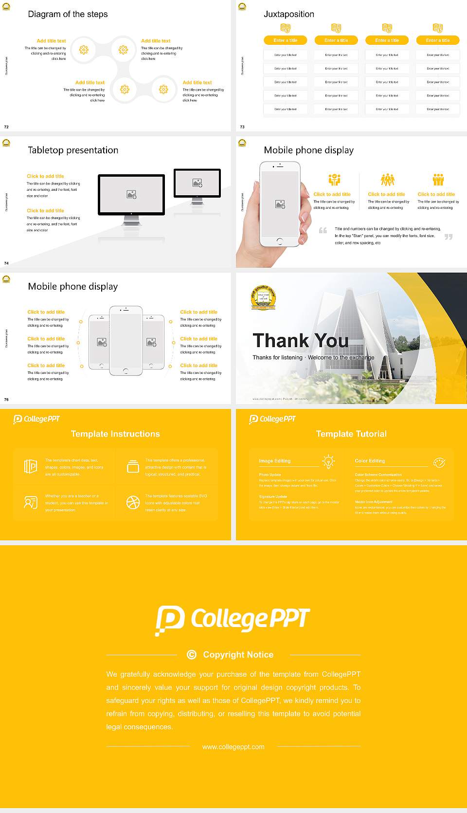 Punjabi University Competition/Entrepreneurship Contest PPT Template16:9 ratio PPT effect preview image9