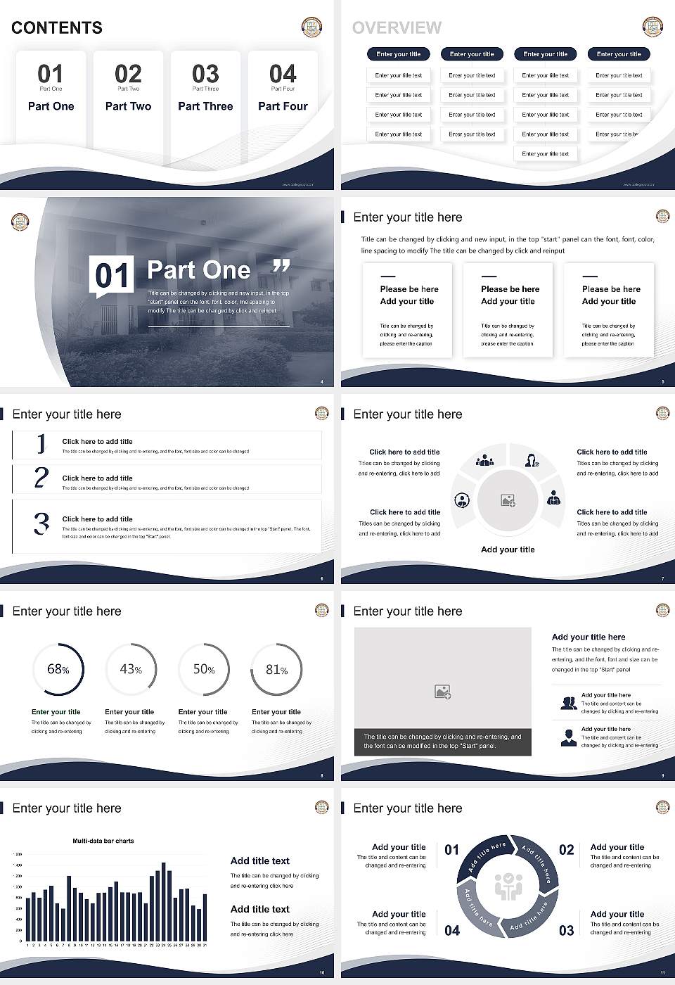 Radha Govind University Lecture Sharing and Networking Event PPT Template16:9 ratio PPT effect preview image2