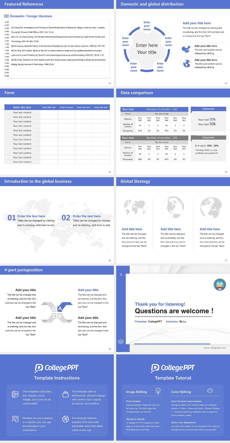 Rajiv Gandhi University Thesis Proposal/Graduation Defense PPT Template4:3 ratio PPT effect preview image4