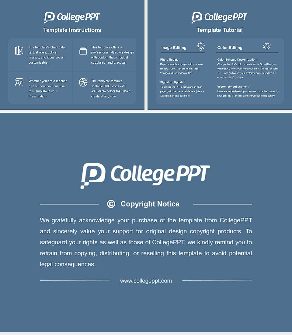 Rajendra University Course/Courseware Creation PPT Template4:3 ratio PPT effect preview image5
