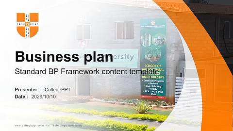 Rai Technology University Competition/Entrepreneurship Contest PPT Template