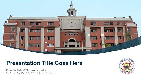 Prof. Rajendra Singh (Rajju Bhaiya) University Course/Courseware Creation PPT Template