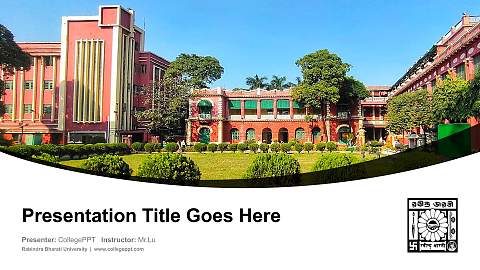 Rabindra Bharati University Course/Courseware Creation PPT Template