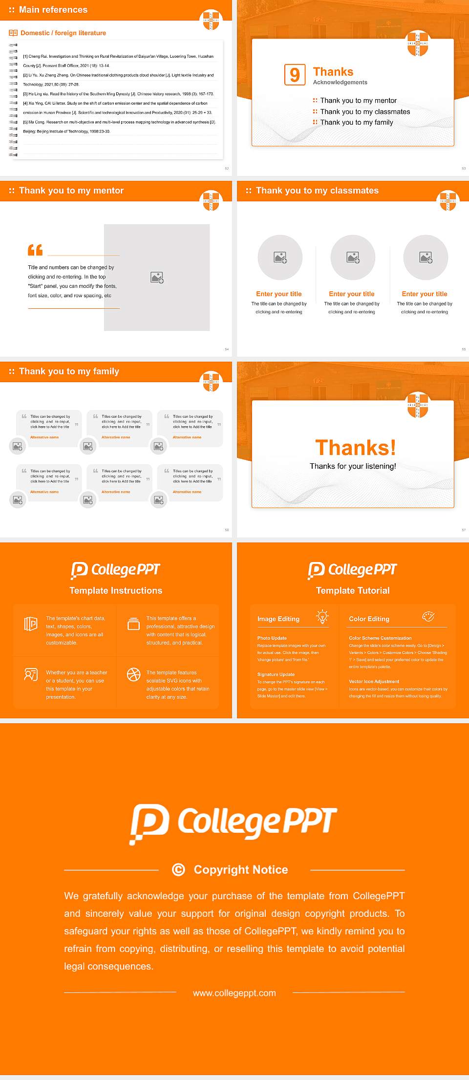 Rai Technology University Graduation Thesis Defense PPT Template4:3 ratio PPT effect preview image7