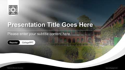 Rabindra Bharati University Lecture Sharing and Networking Event PPT Template