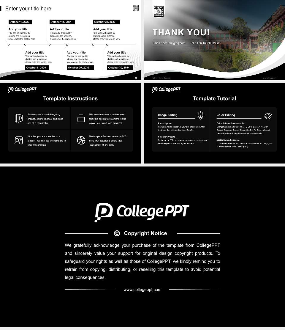 Rabindra Bharati University Lecture Sharing and Networking Event PPT Template16:9 ratio PPT effect preview image4