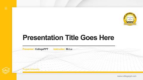 Punjabi University Thesis Proposal/Graduation Defense PPT Template