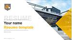 Raffles University Resume PPT Template