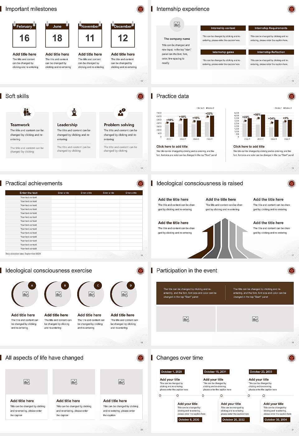 Raja Mahendra Pratap Singh State University National Scholarship Defense PPT Template16:9 ratio PPT effect preview image3