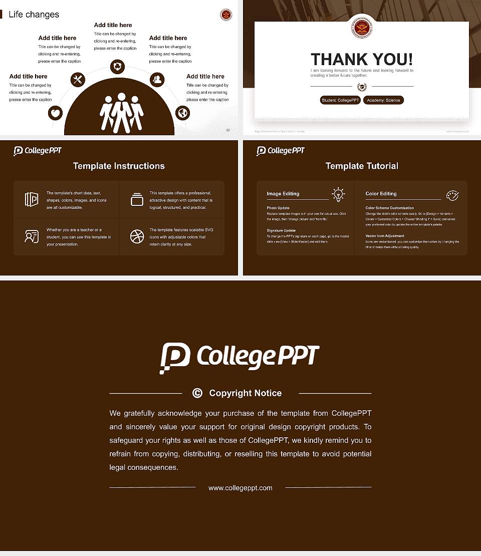 Raja Mahendra Pratap Singh State University National Scholarship Defense PPT Template16:9 ratio PPT effect preview image4
