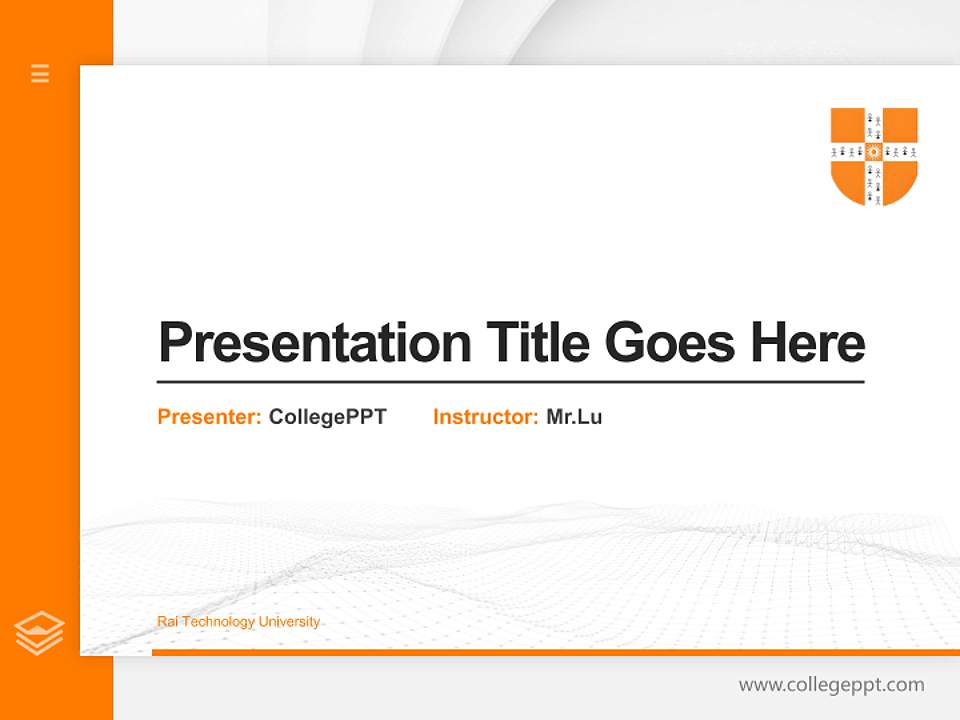 Rai Technology University Thesis Proposal/Graduation Defense PPT Template4:3 ratio PPT effect preview image5