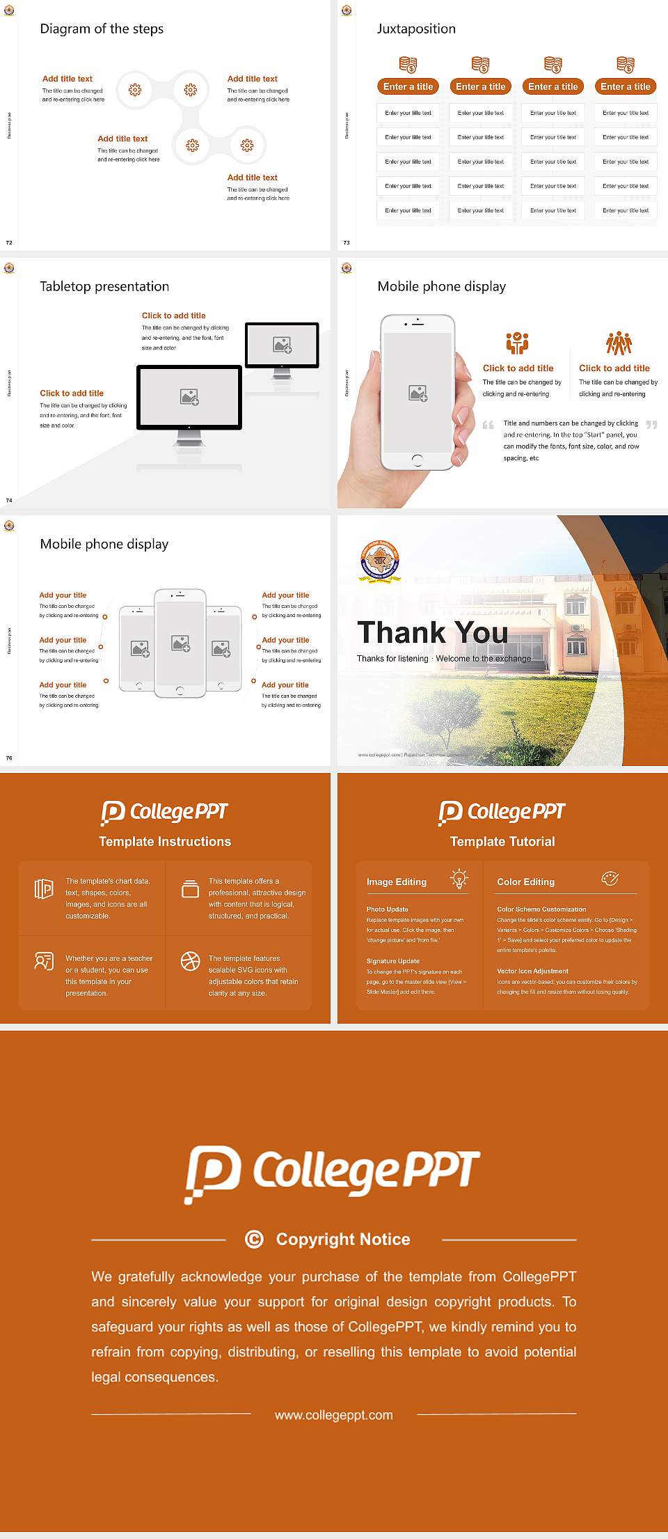 Rajasthan Technical University Competition/Entrepreneurship Contest PPT Template4:3 ratio PPT effect preview image9