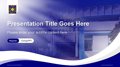 University of North Bengal Lecture Sharing and Networking Event PPT Template