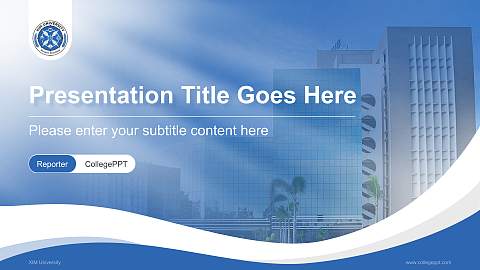XIM University Lecture Sharing and Networking Event PPT Template