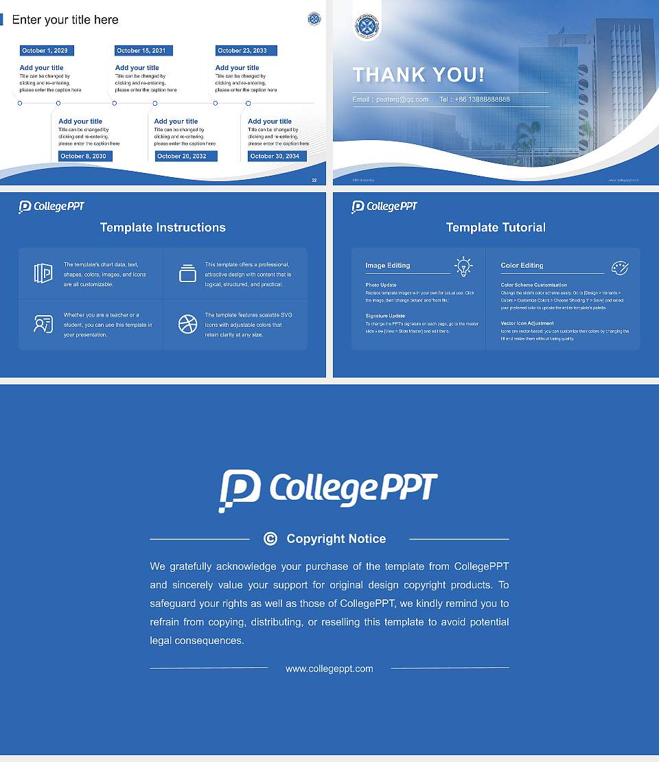 XIM University Lecture Sharing and Networking Event PPT Template16:9 ratio PPT effect preview image4
