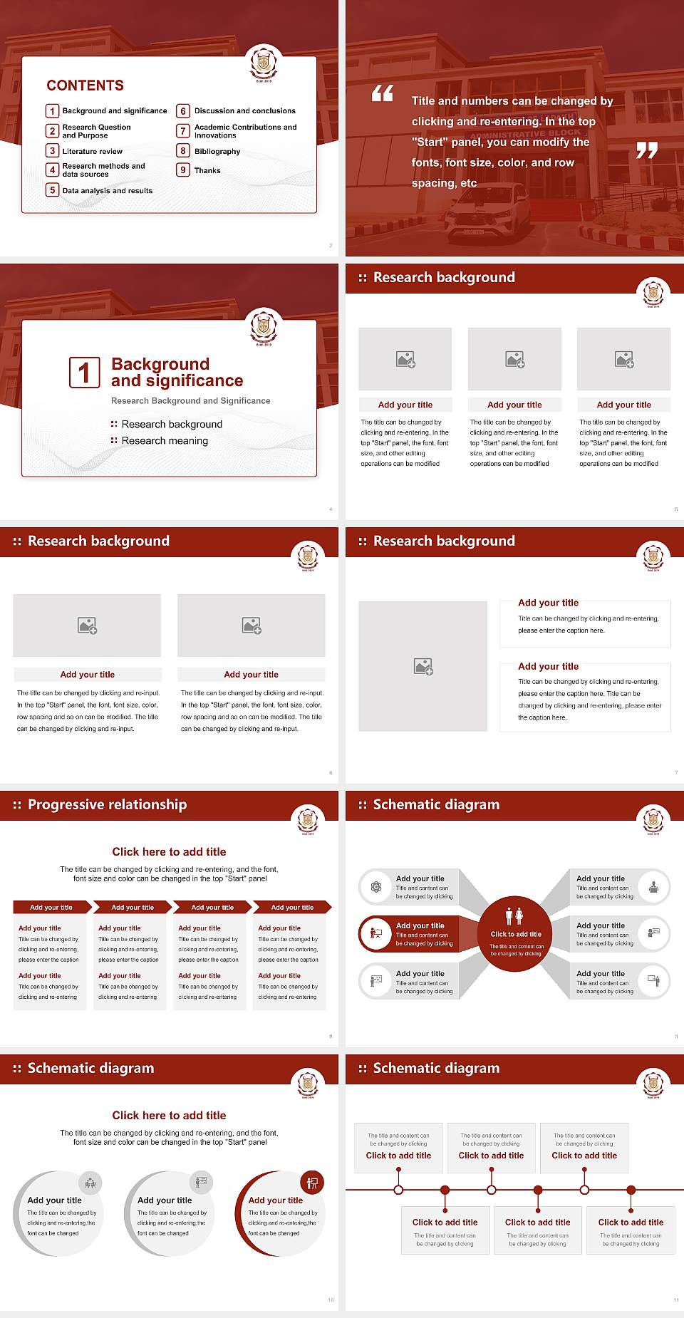 University of Ladakh Graduation Thesis Defense PPT Template4:3 ratio PPT effect preview image2