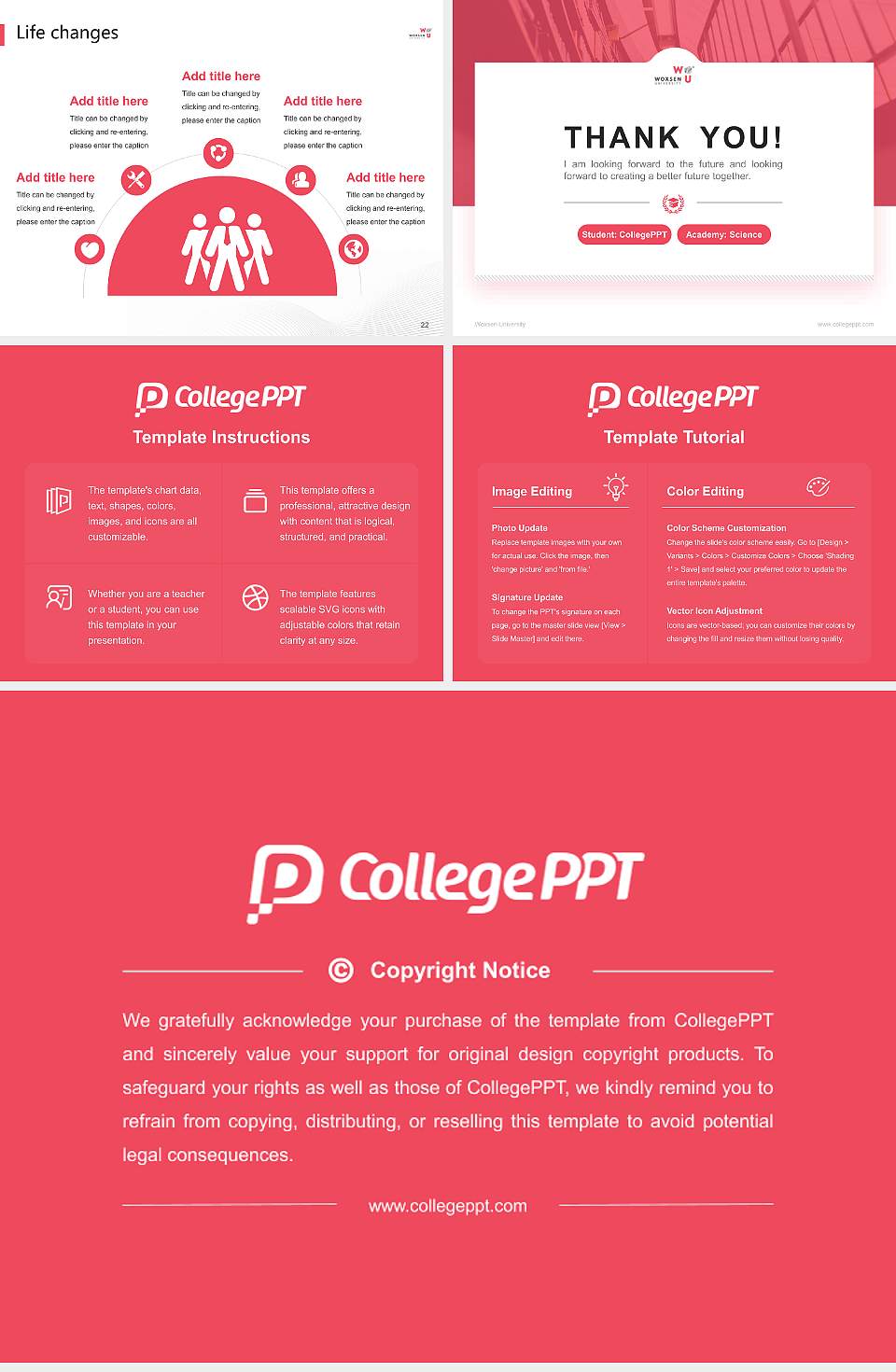 Woxsen University National Scholarship Defense PPT Template4:3 ratio PPT effect preview image4