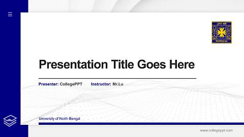 University of North Bengal Thesis Proposal/Graduation Defense PPT Template