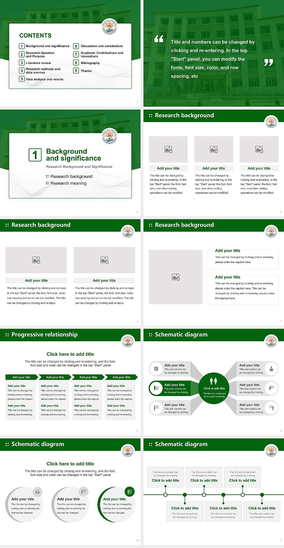 Uttarakhand Ayurved University Graduation Thesis Defense PPT Template4:3 ratio PPT effect preview image2