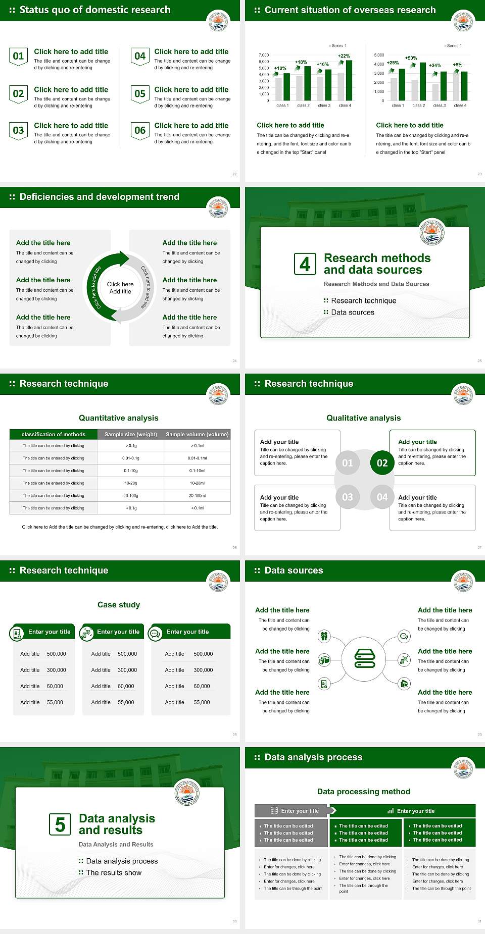 Uttarakhand Ayurved University Graduation Thesis Defense PPT Template4:3 ratio PPT effect preview image4