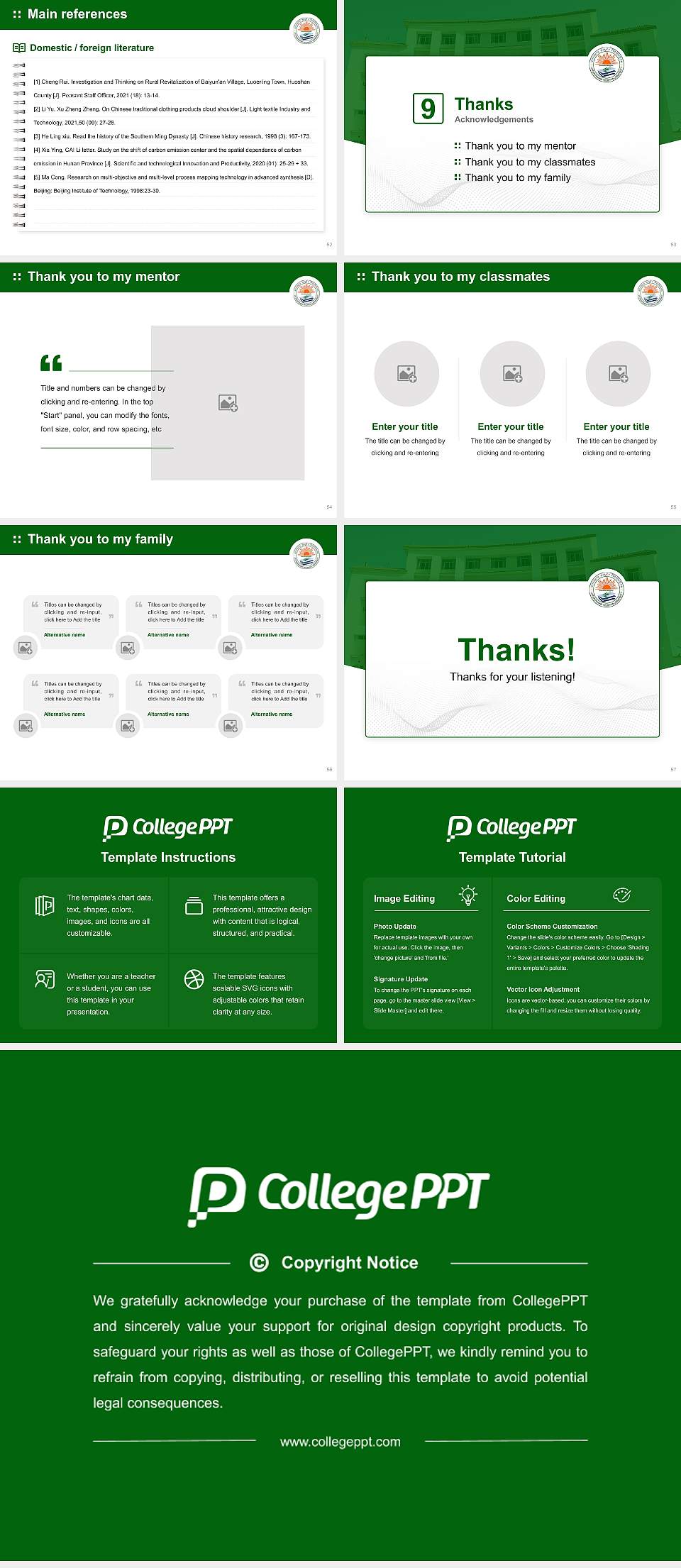 Uttarakhand Ayurved University Graduation Thesis Defense PPT Template4:3 ratio PPT effect preview image7