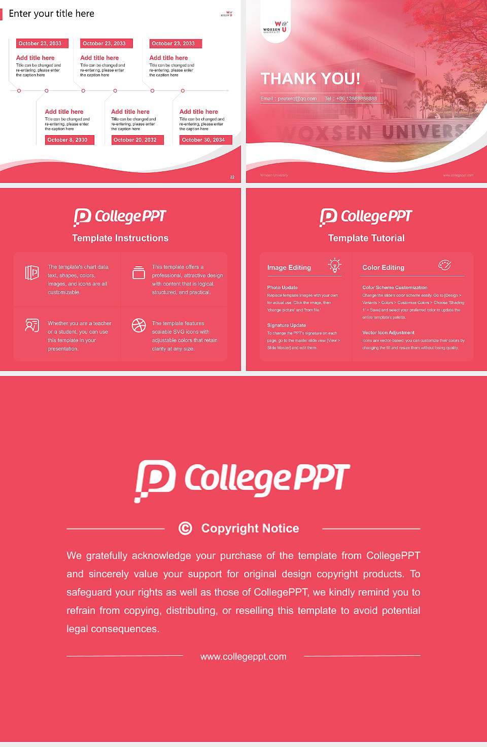Woxsen University Lecture Sharing and Networking Event PPT Template4:3 ratio PPT effect preview image4