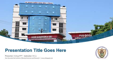 Veer Surendra Sai Institute of Medical Sciences and Research Course/Courseware Creation PPT Template