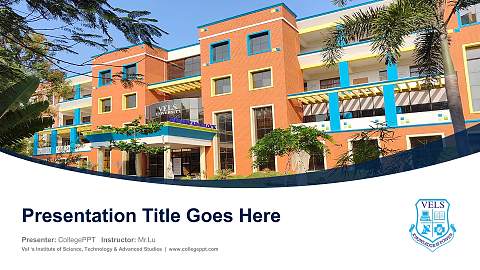Vel ‘s Institute of Science, Technology & Advanced Studies Course/Courseware Creation PPT Template