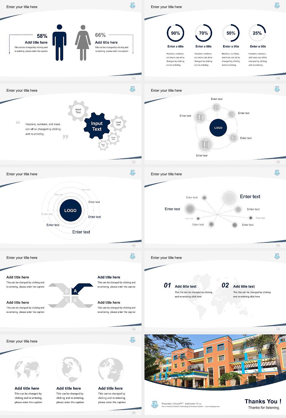 Vel ‘s Institute of Science, Technology & Advanced Studies Course/Courseware Creation PPT Template16:9 ratio PPT effect preview image4