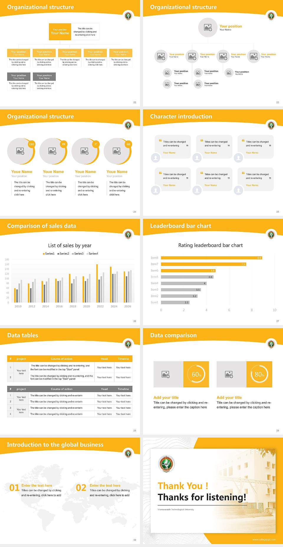 Visveswaraiah Technological University Academic Presentation/Research Findings Report PPT Template4:3 ratio PPT effect preview image4