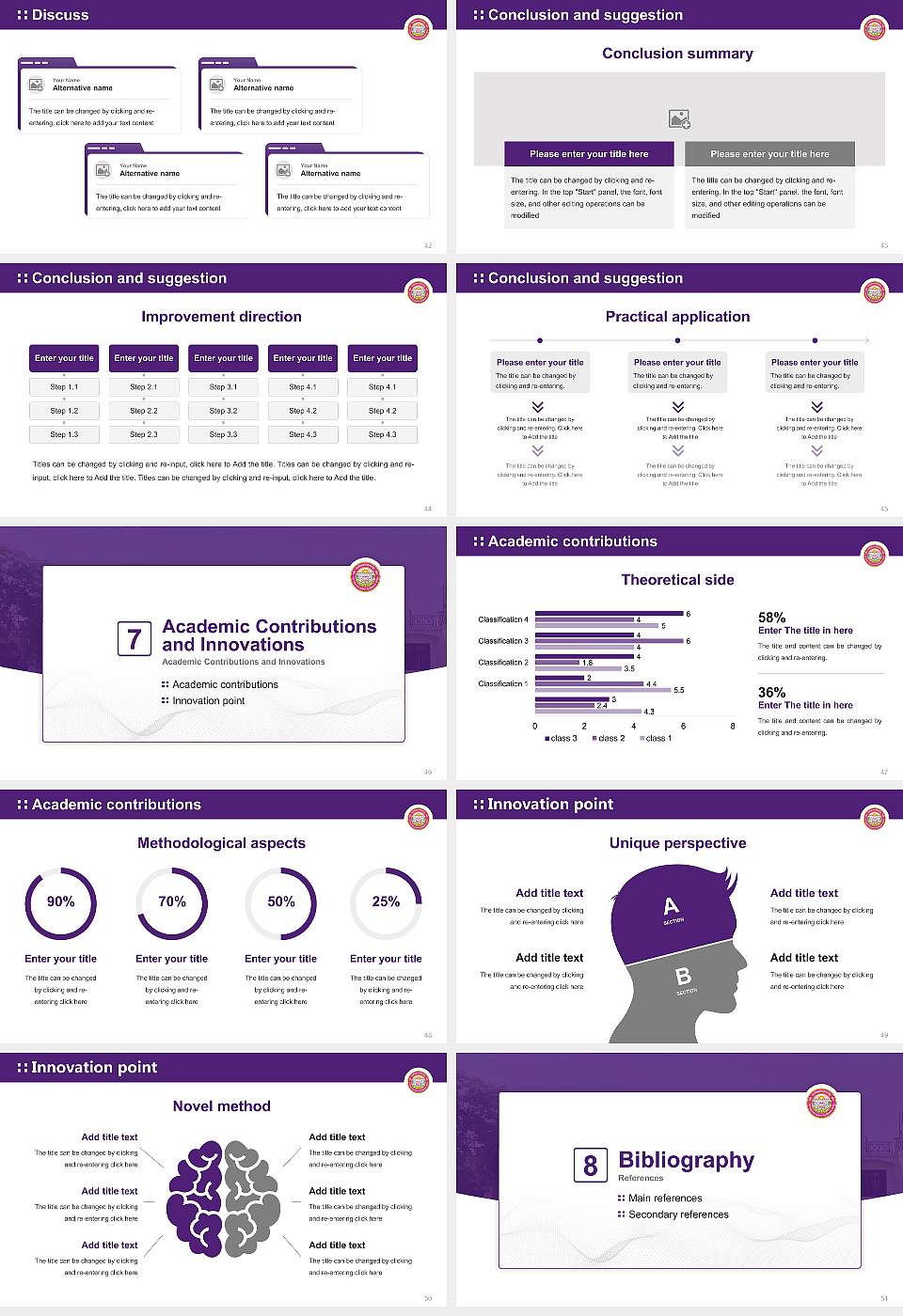 Veer Bahadur Singh Purvanchal University Graduation Thesis Defense PPT Template16:9 ratio PPT effect preview image6