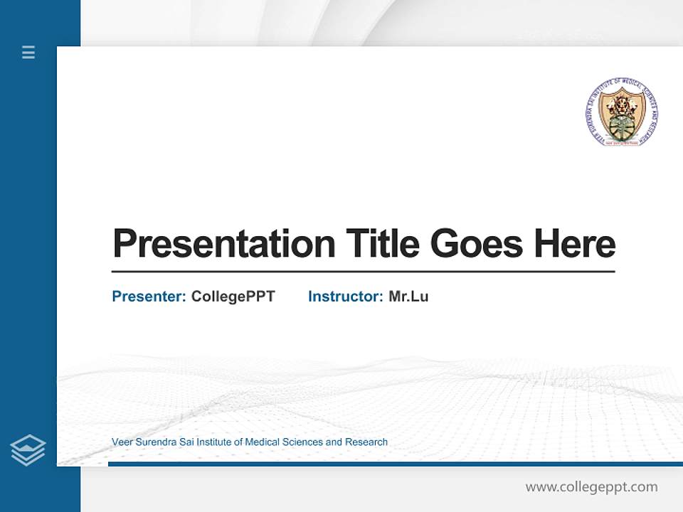 Veer Surendra Sai Institute of Medical Sciences and Research Thesis Proposal/Graduation Defense PPT Template4:3 ratio PPT effect preview image5