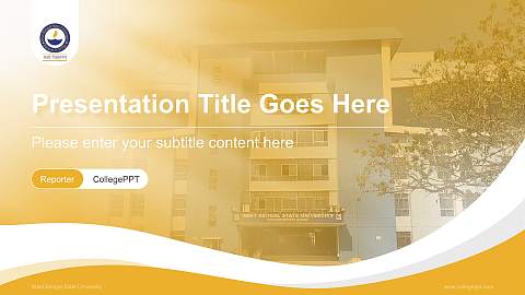 West Bengal State University Lecture Sharing and Networking Event PPT Template