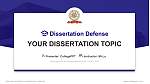 Vijayanagara Sri Krishnadevaraya University学位論文弁論PPTテンプレート