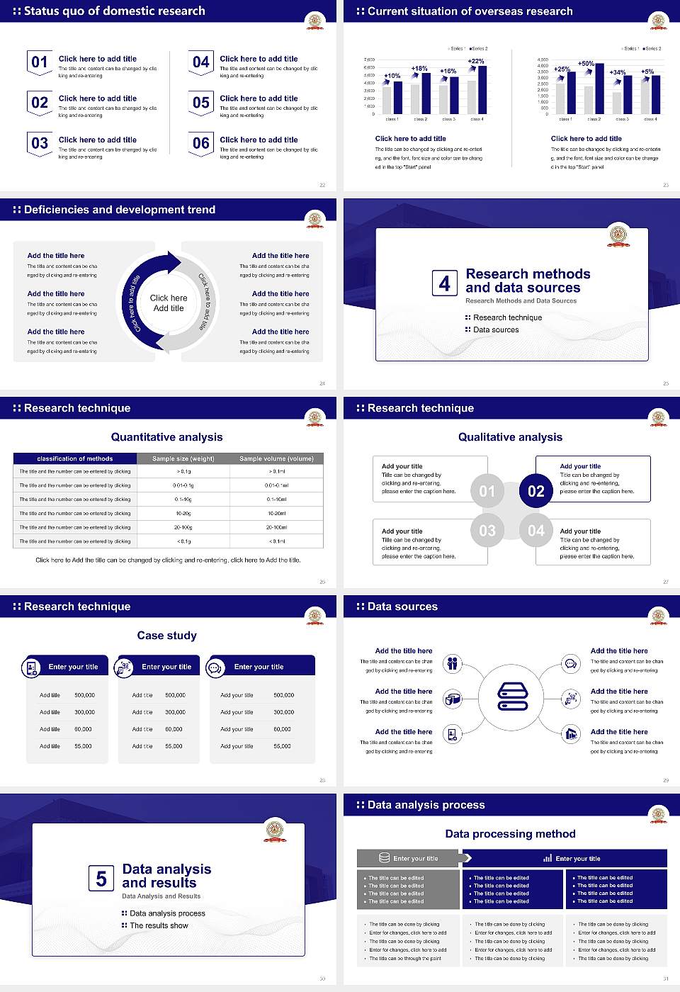 Vijayanagara Sri Krishnadevaraya University Graduation Thesis Defense PPT Template16:9 ratio PPT effect preview image4