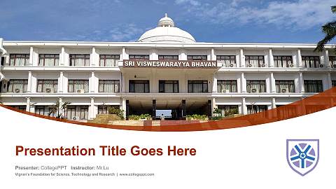 Vignan’s Foundation for Science, Technology and Research Course/Courseware Creation PPT Template