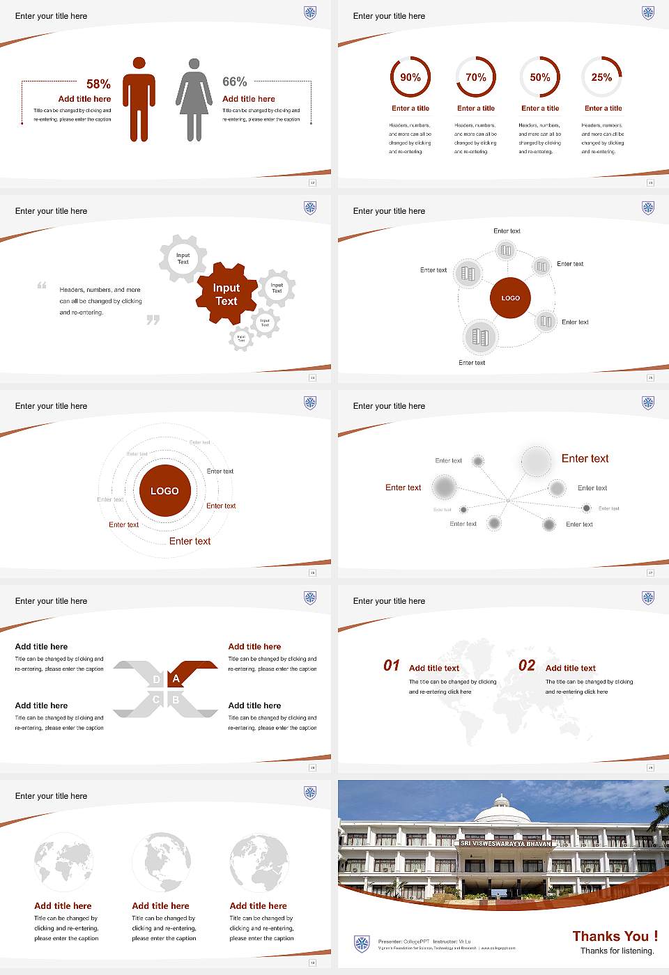 Vignan’s Foundation for Science, Technology and Research Course/Courseware Creation PPT Template16:9 ratio PPT effect preview image4