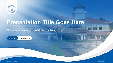 University of Calicut Lecture Sharing and Networking Event PPT Template