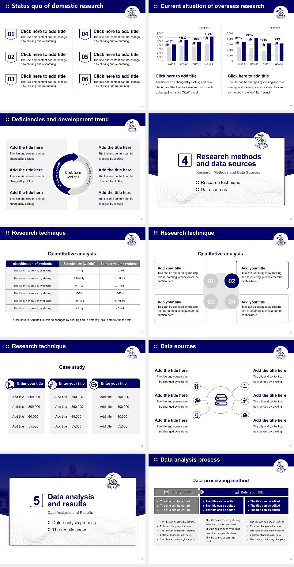 University of Mysore Graduation Thesis Defense PPT Template4:3 ratio PPT effect preview image4