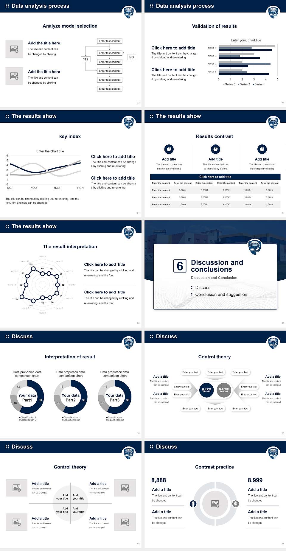 Vikrant University Graduation Thesis Defense PPT Template4:3 ratio PPT effect preview image5