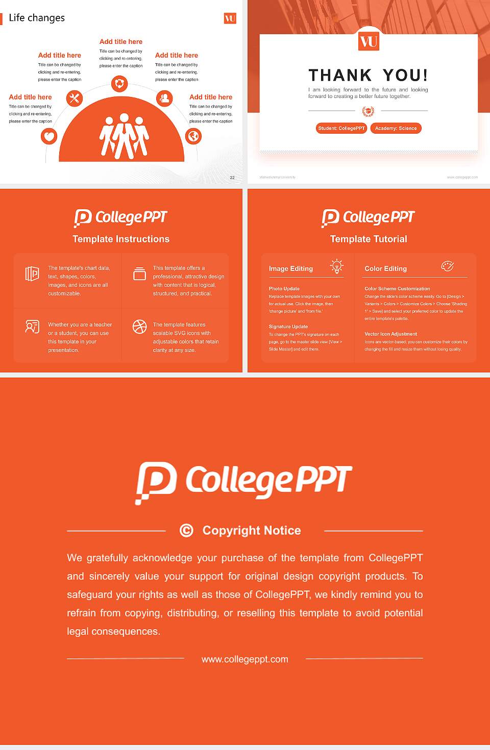 Vishwakarma University National Scholarship Defense PPT Template4:3 ratio PPT effect preview image4