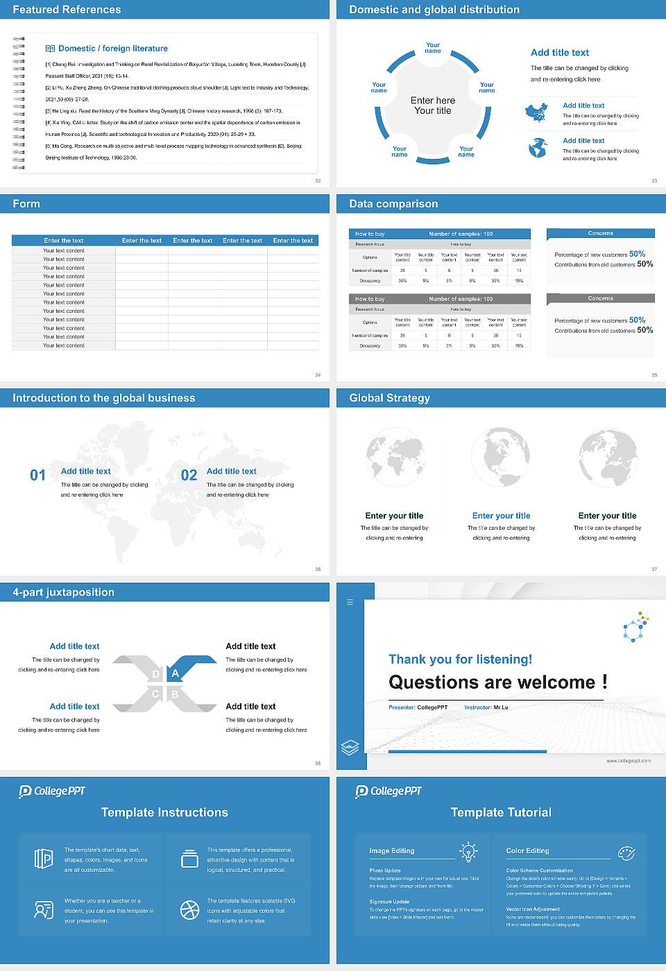 UPL University of Sustainable Technology Thesis Proposal/Graduation Defense PPT Template16:9 ratio PPT effect preview image4