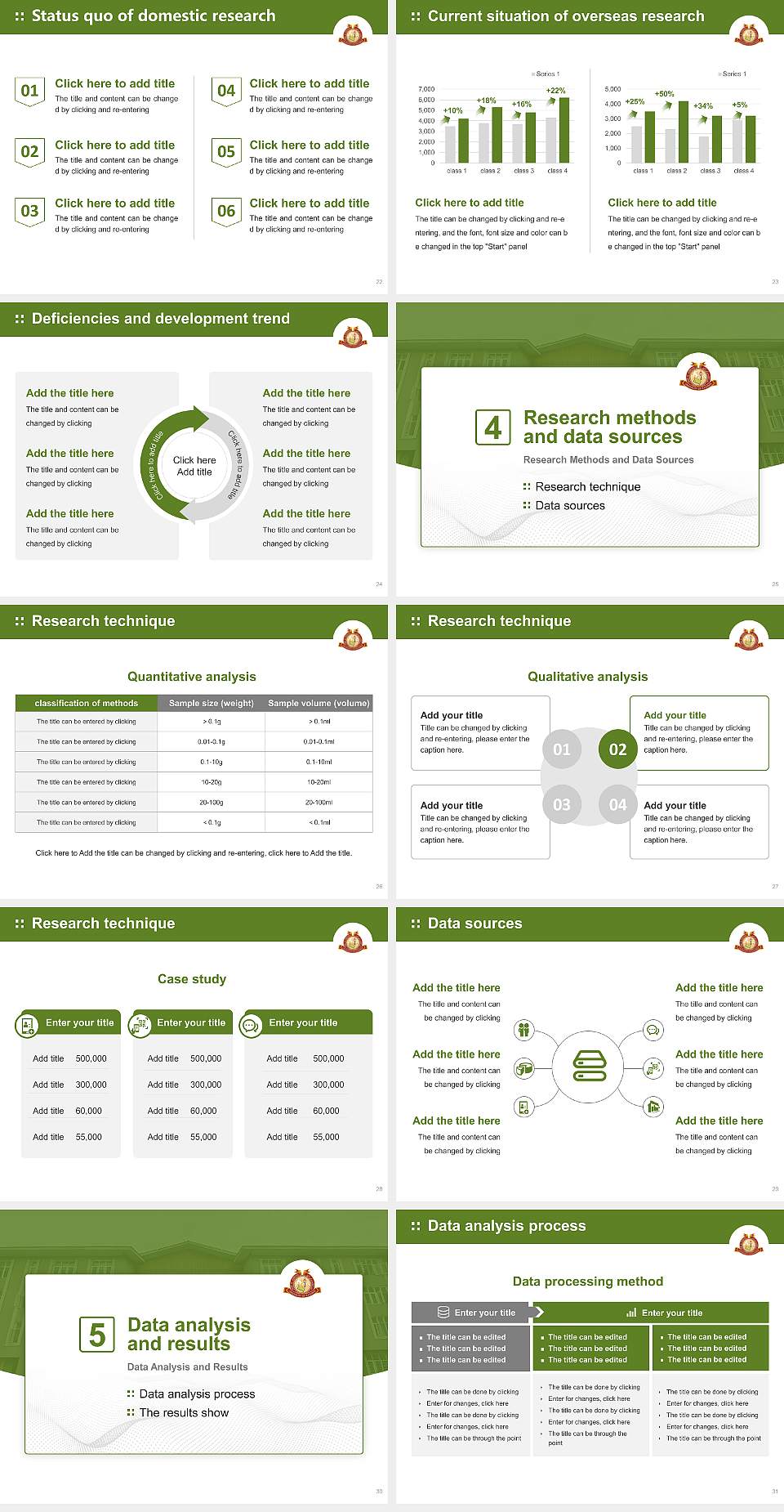 University of Kashmir Graduation Thesis Defense PPT Template4:3 ratio PPT effect preview image4