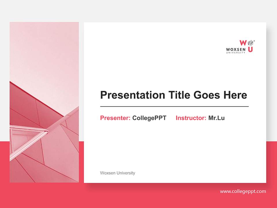Woxsen University General PPT Template4:3 ratio PPT effect preview image6