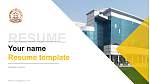University of Jammu Resume PPT Template