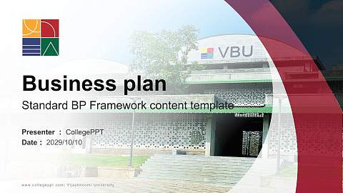 Vijaybhoomi University Competition/Entrepreneurship Contest PPT Template