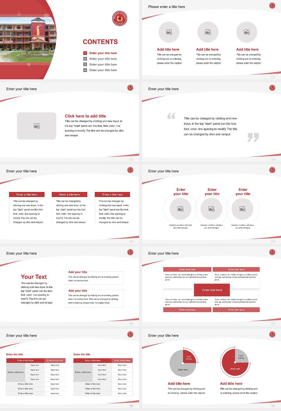 Venkateshwara Open University Course/Courseware Creation PPT Template16:9 ratio PPT effect preview image2